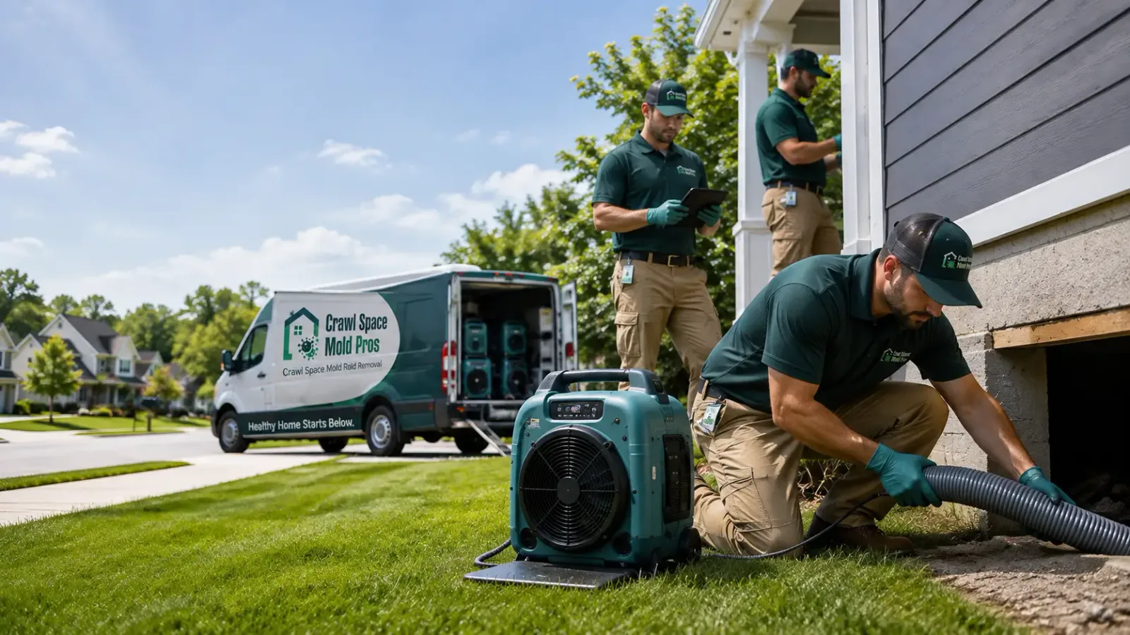 Crawl Space Mold Removal in Parsippany, NJ